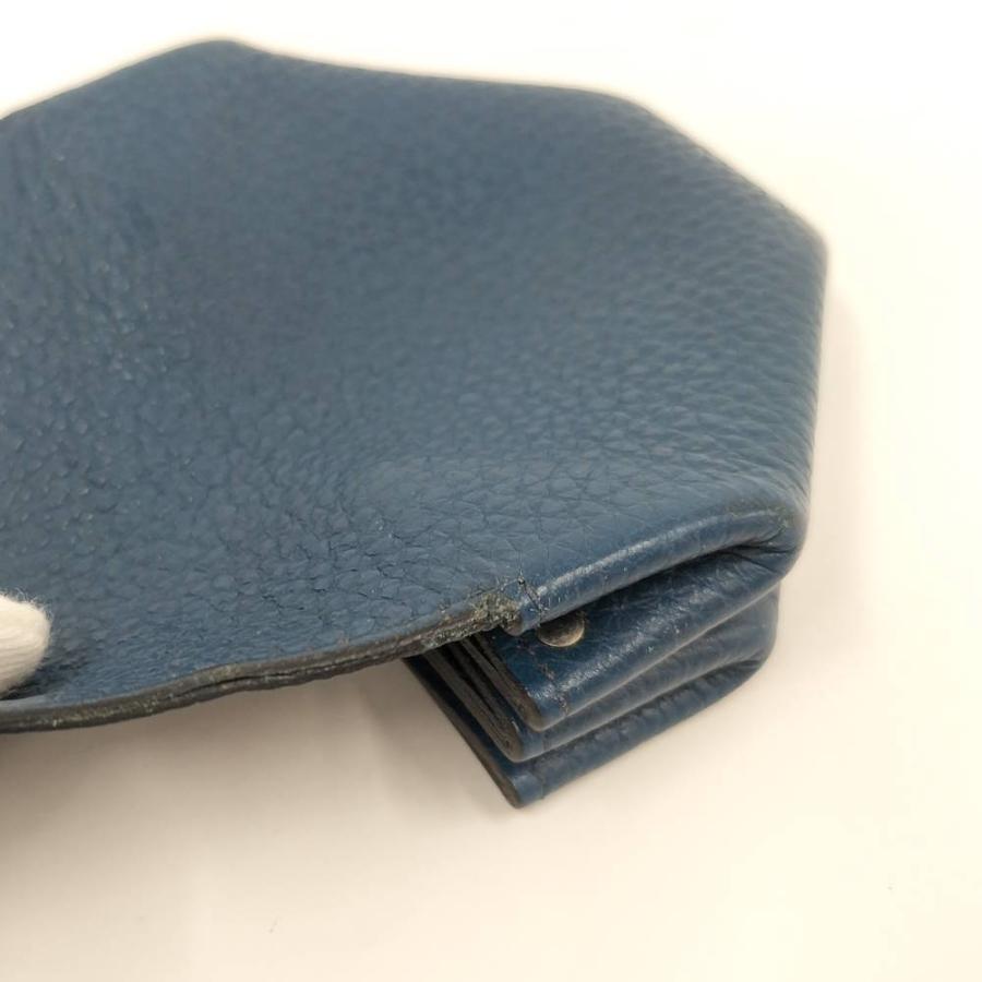 せ*.様 HERMES ルヴァンキャトル　ブルージーン　レザー ケース HERMES（エルメス） ルヴァンキャトル 小銭入れ トゴ レザー ネイビー