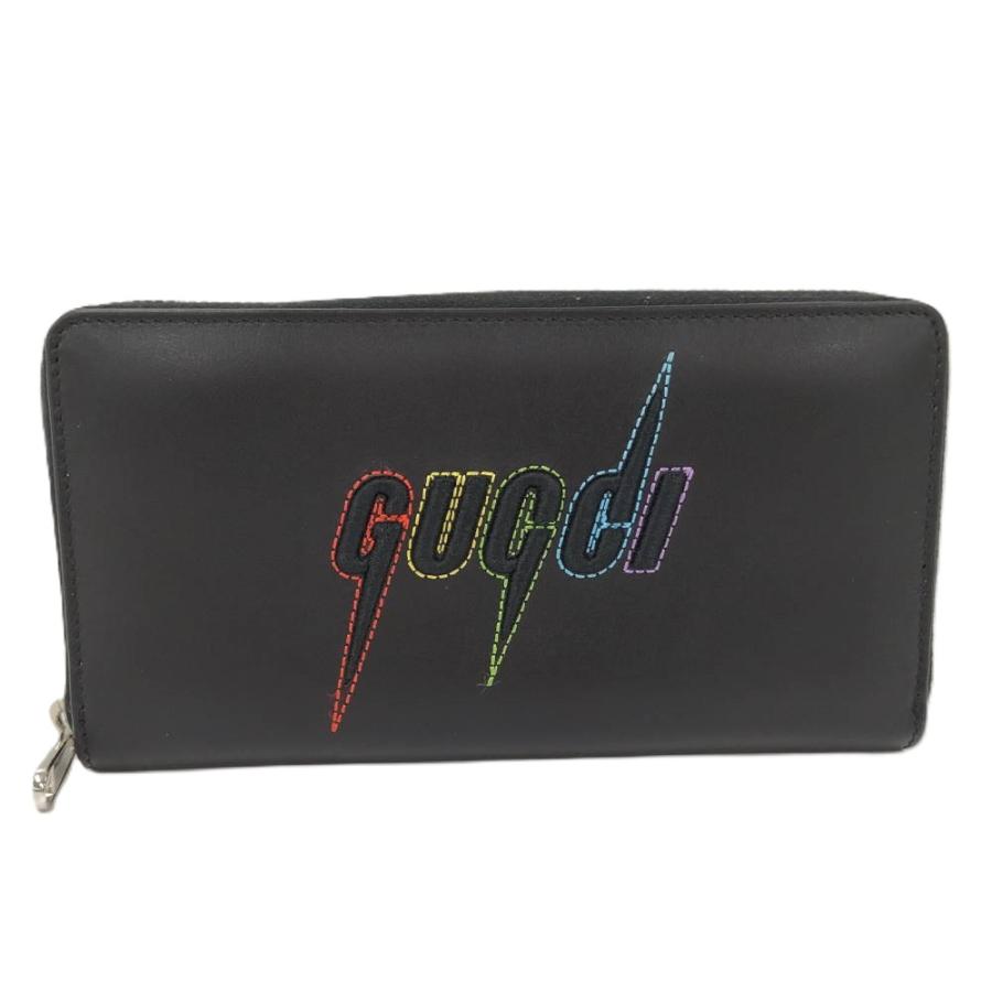 GUCCI（グッチ） ブレード エンブロイダリー ラウンドファスナー長財布