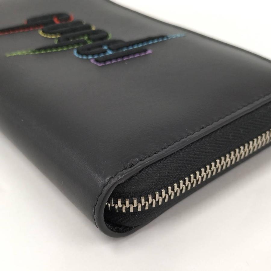 いっしー。GUCCI グッチ長財布 ブラック レザーラウンド GUCCI（グッチ） ブレード エンブロイダリー ラウンドファスナー長財布