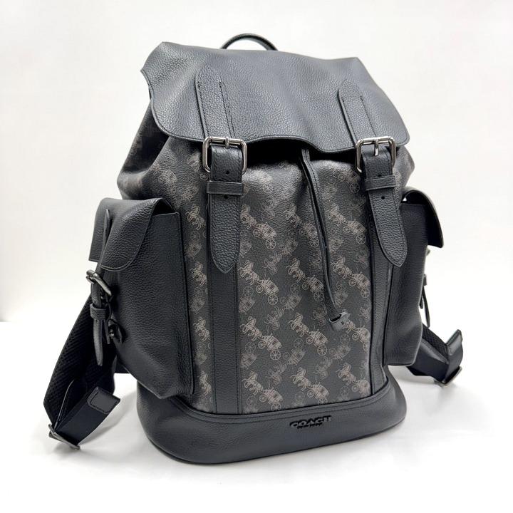 COACH コーチ ホースアンドキャリッジ リュック キャンバス×レザー