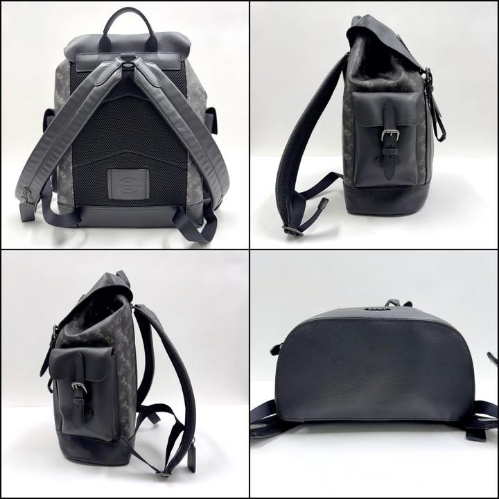 COACH コーチ ホースアンドキャリッジ リュック キャンバス×レザー