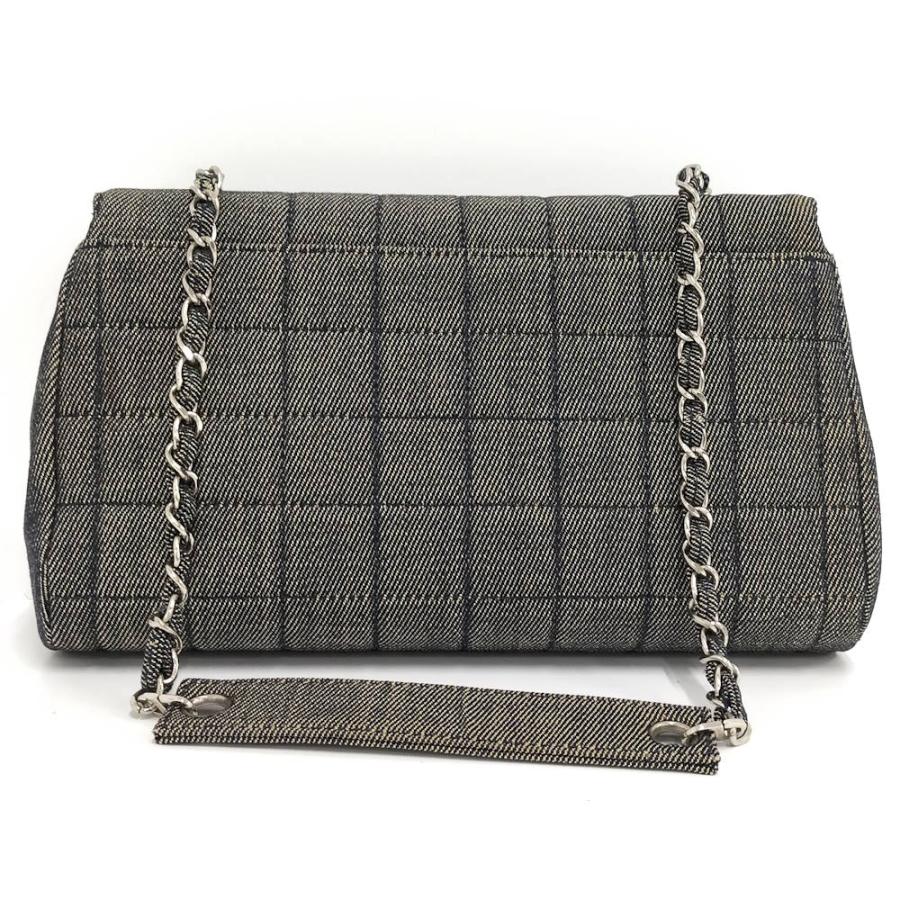CHANEL デニム チェーンショルダーバッグ CHANEL（シャネル） デニム地 チョコバー チェーンショルダーバッグ