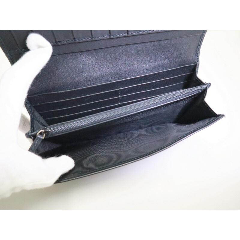 GUCCI グッチ 長財布 マイクログッチシマ レザー ブラック 449396 GUCCI グッチ メンズ長財布 マイクログッチシマGG 449396 ブラック