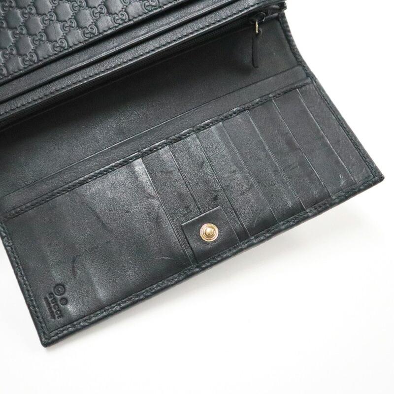 GUCCI グッチ 長財布 マイクログッチシマ レザー ブラック 449396 GUCCI グッチ 長財布 マイクログッチシマ レザー ブラック 449396 : JJ