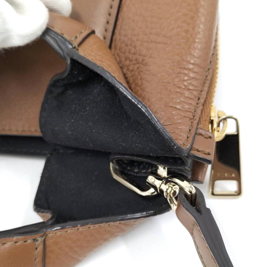 FURLA（フルラ） FURLA 2WAY トートバッグ ブラウン レザー : JJ 