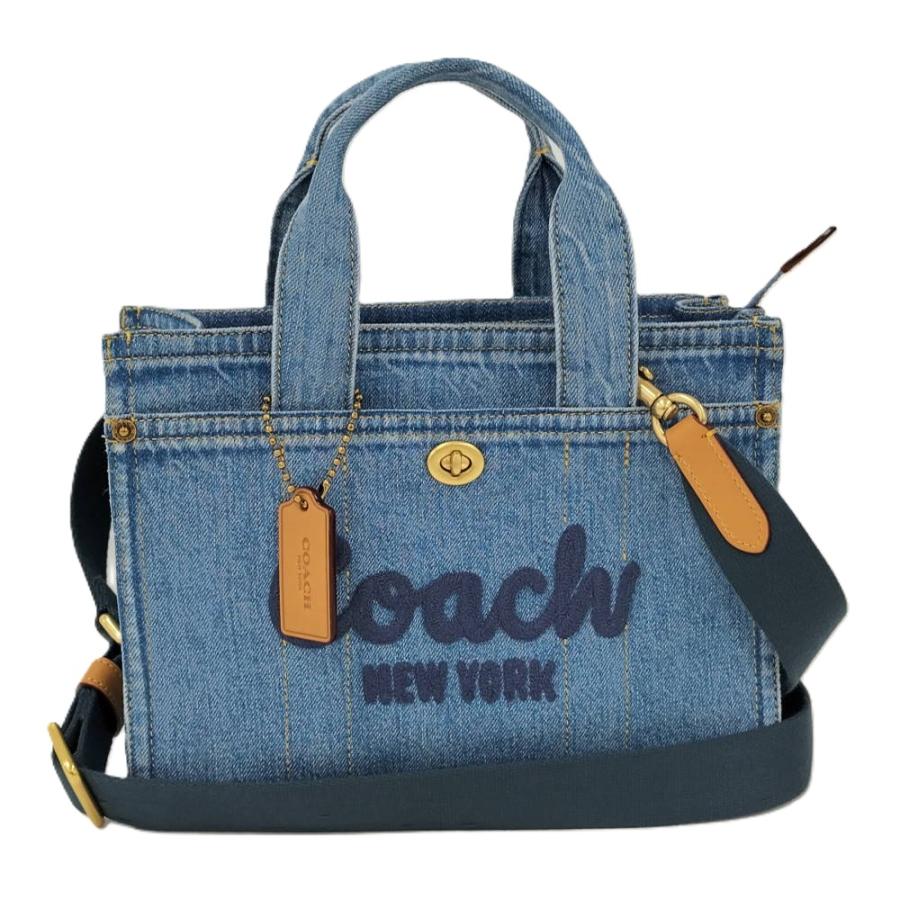 COACH コーチ　カーゴトートバッグ　デニムバッグ　26 2way トート COACH（コーチ） カーゴトート26 2WAYバッグ デニム CR659 : JJ