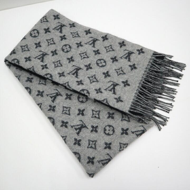 LOUIS VUITTON ルイヴィトン マフラー LVスプリット モノグラム 