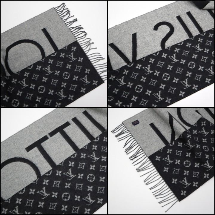 LOUIS VUITTON ルイヴィトン マフラー LVスプリット モノグラム 