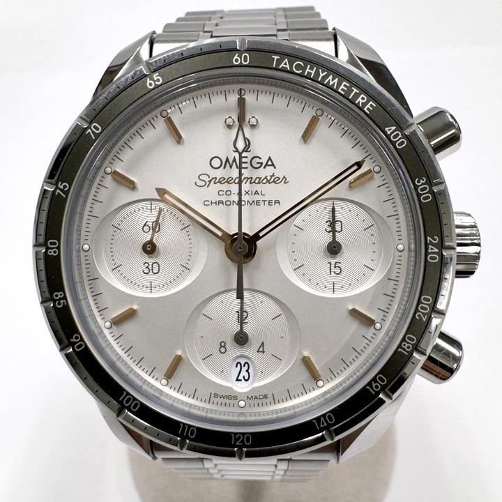 OMEGA スピードマスター38 自動巻き クロノグラフ 箱付 OMEGA オメガ スピードマスター38 コーアクシャル クロノグラフ 自動