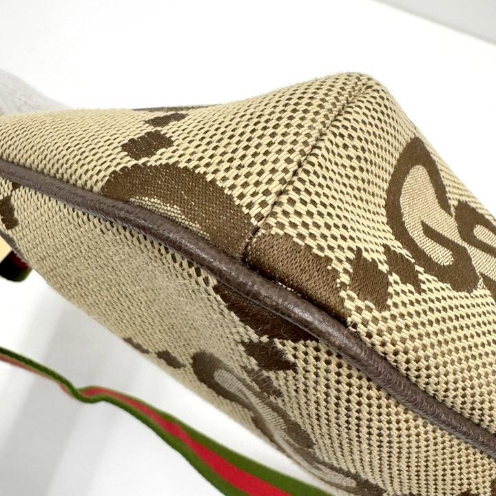 GUCCI グッチ ベルトバッグ ジャンボGG ベージュ キャンバス 696031_2