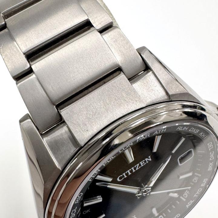 CITIZEN シチズン アテッサ エコドライブ 腕時計 電波ソーラー チタン