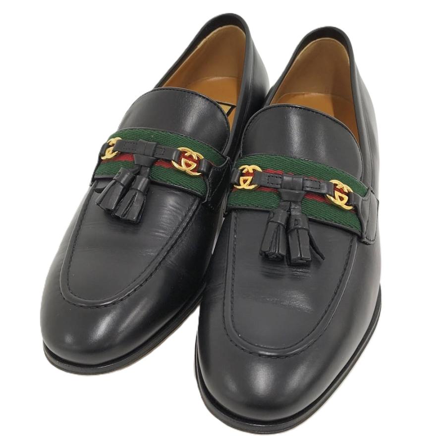 GUCCI グッチ ビットローファー ホースビット レザー ブラック 黒色 GUCCI（グッチ） ローファー ホースビット レザー ブラック サイズ