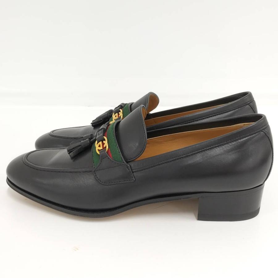 GUCCI（グッチ） ローファー ホースビット レザー ブラック サイズ