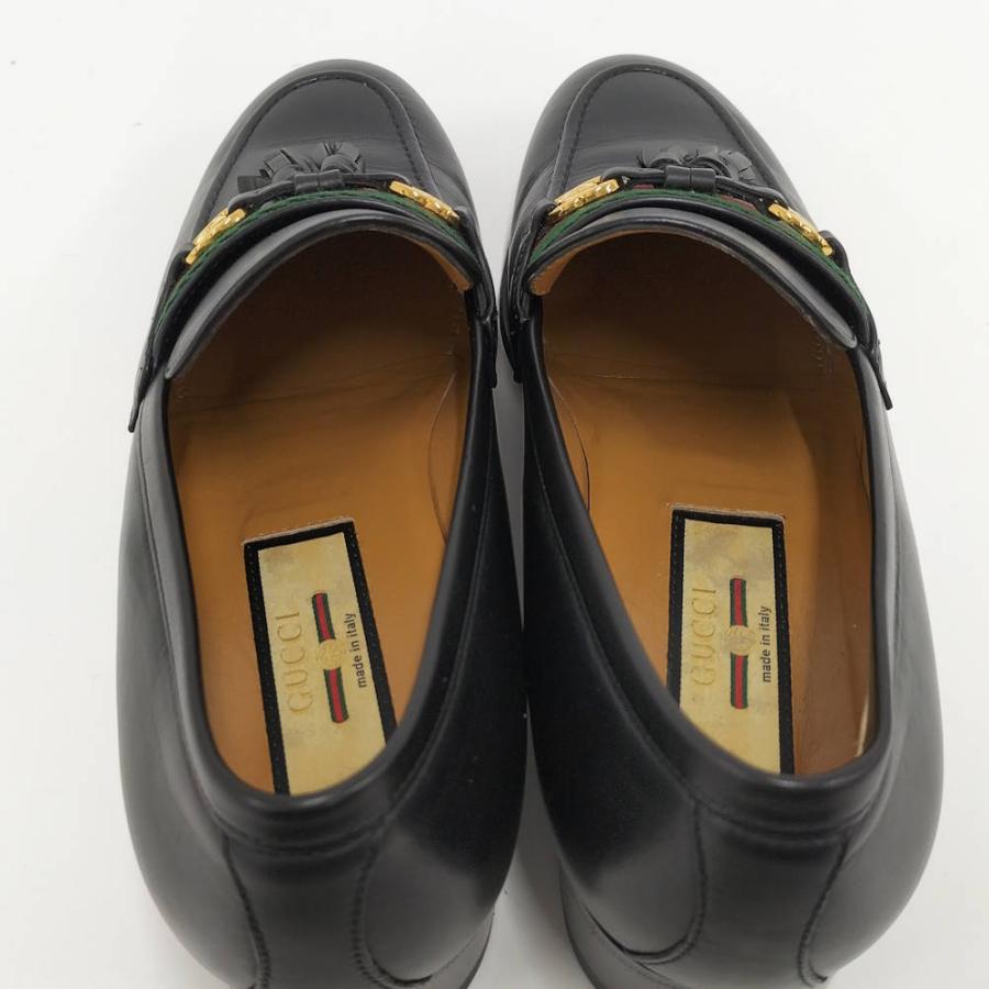 GUCCI（グッチ） ローファー ホースビット レザー ブラック サイズ