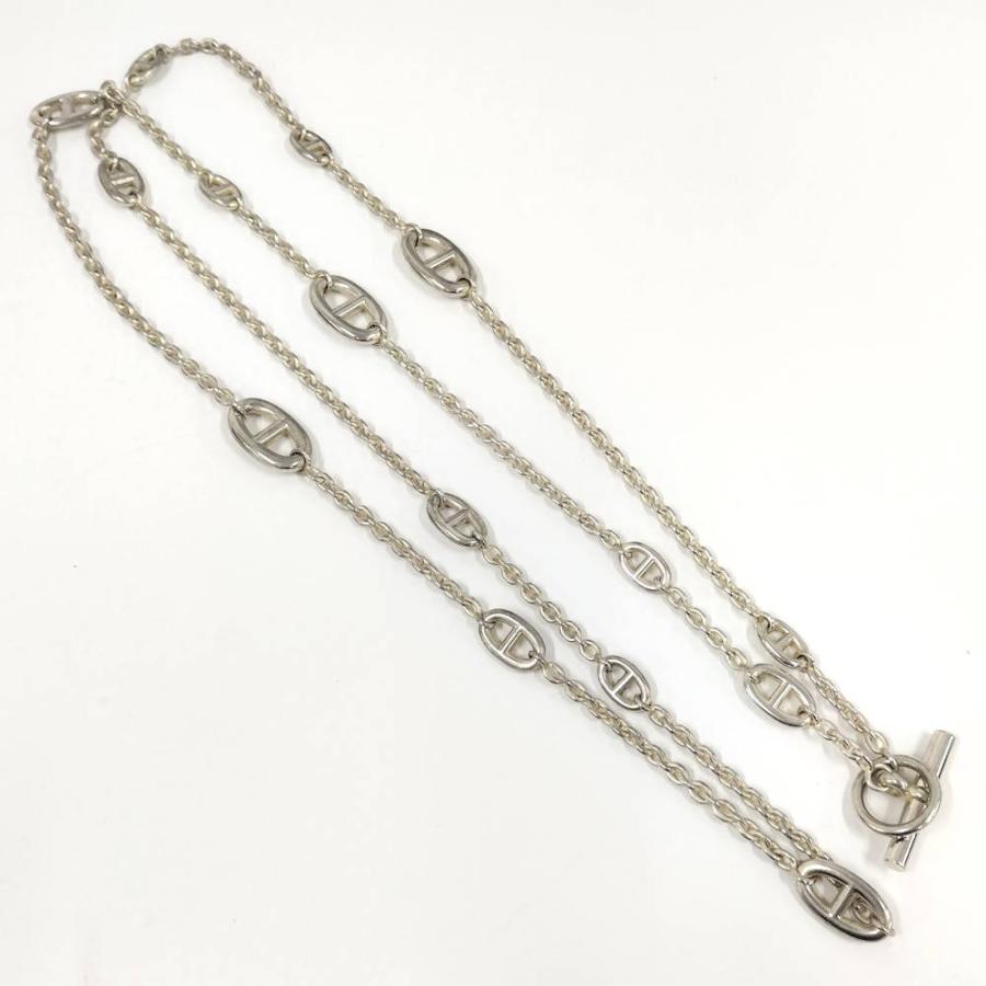 【新品未使用品】エルメス ファランドール 120 ネックレス HERMES（エルメス） ファランドールネックレス120 SV925 シルバー : JJ