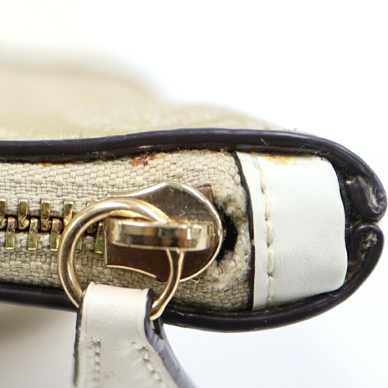 COACH コーチ トートバッグ シグネチャー ベージュ×ホワイト ゴールド