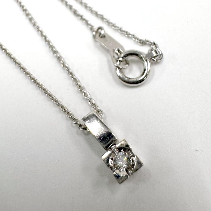 STAR JEWELRY スタージュエリー ペンダント・ネックレス K18WG×1P