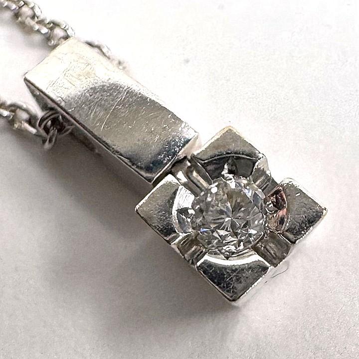 STAR JEWELRY スタージュエリー ペンダント・ネックレス K18WG×1P