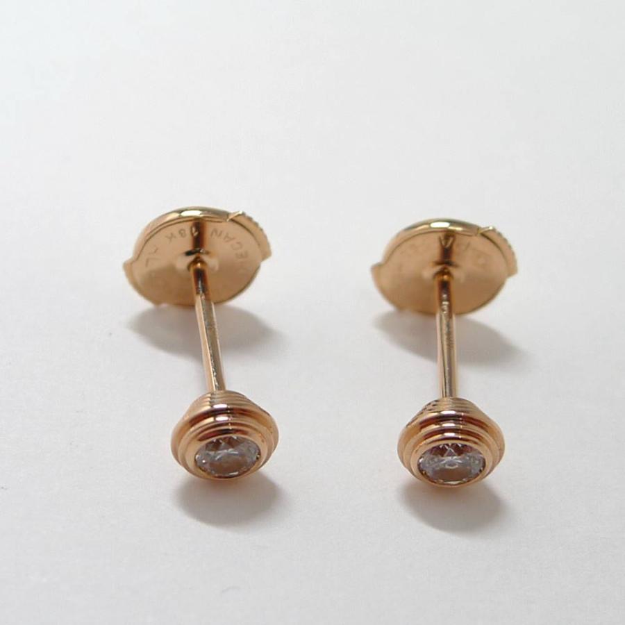 Cartier（カルティエ） ピアス ダムール ディアマンレジェ 750PG K18PG