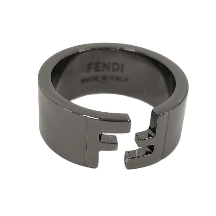 FENDI（フェンディ） デザインリング FFモチーフ ルテニウム