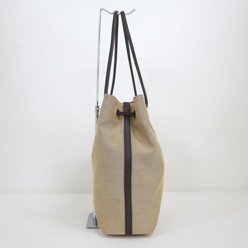 GUCCI グッチ ショルダーバッグ キャンバス ベージュ×ブラウン 257275