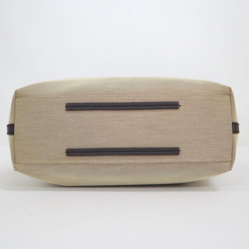 GUCCI グッチ ショルダーバッグ キャンバス ベージュ×ブラウン 257275