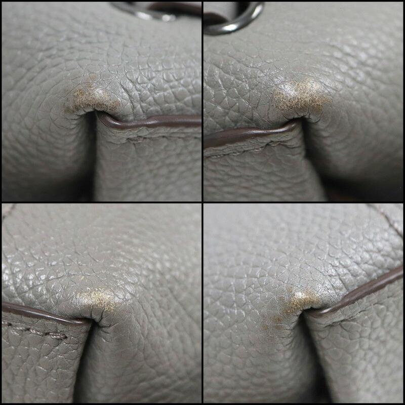 コーチ　イーディートートバッグ　21348　トートバッグ　ショルダーバッグ COACH コーチ イーディ セミショルダーバッグ レザー グレー 21348
