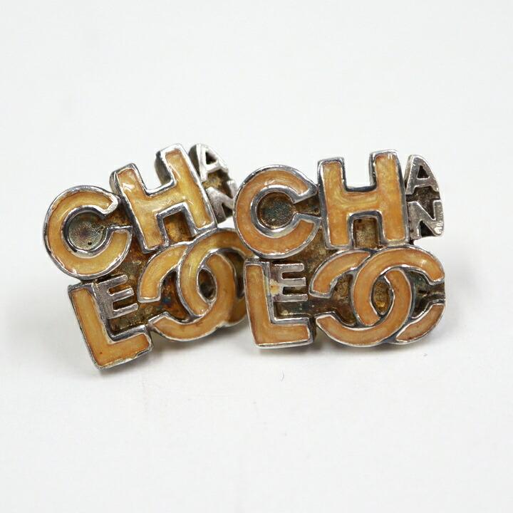 CHANEL シャネル ヴィンテージ スクエア ロゴ ピアス ココマーク