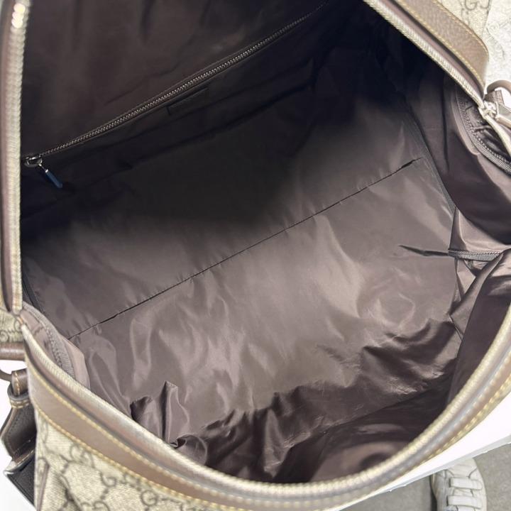 GUCCI グッチ ラージダッフルバッグ ボストンバッグ GGスプリーム