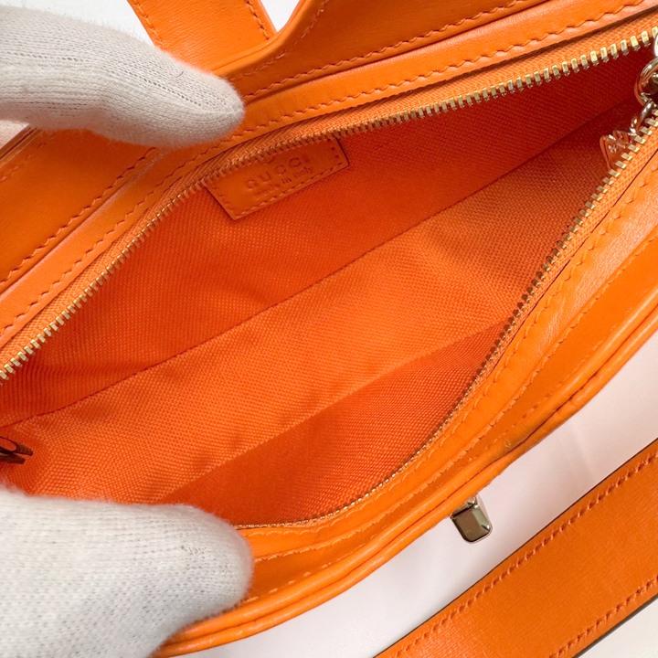 GUCCI グッチ ムーンサイド ミニショルダーバッグ GGキャンバス