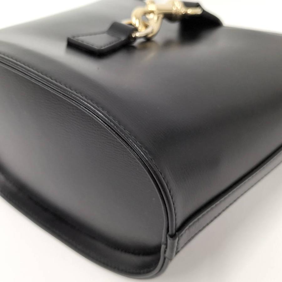 GUCCI（グッチ） バケット ショルダーバッグ レザー ブラック 782908
