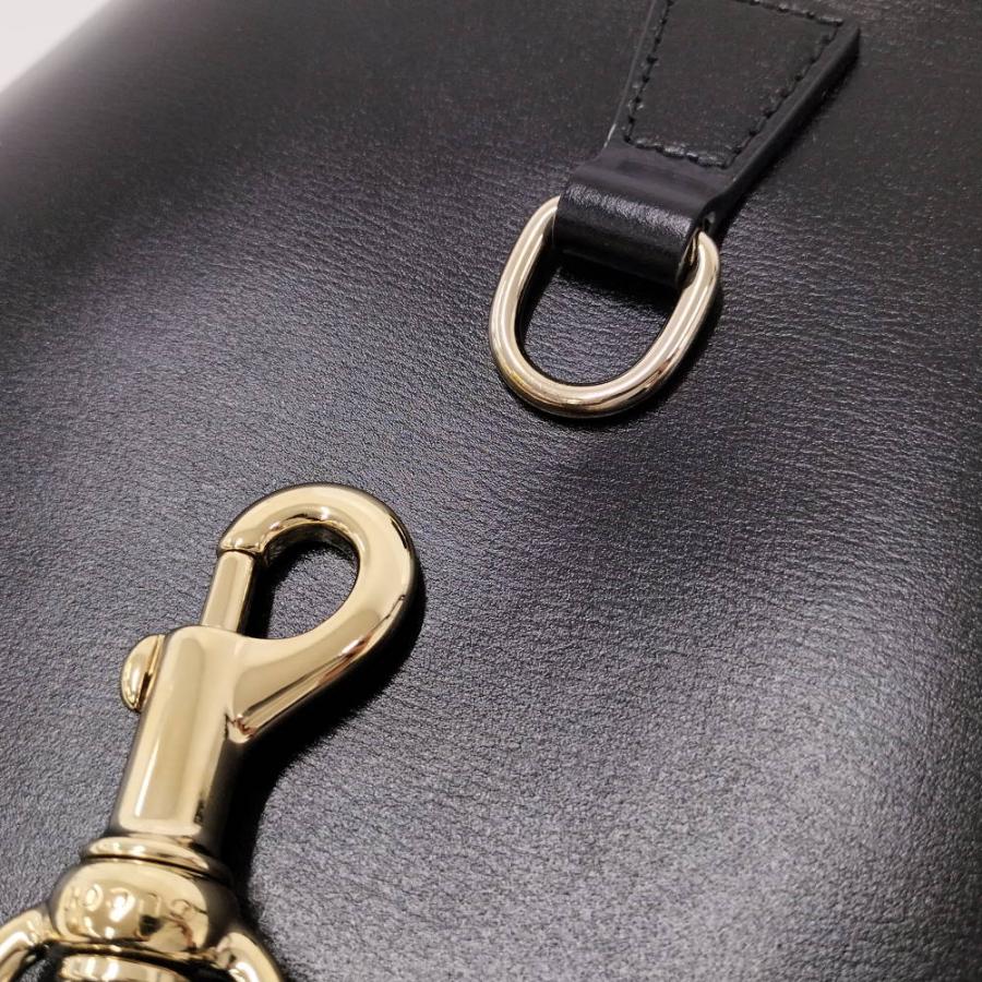 GUCCI（グッチ） バケット ショルダーバッグ レザー ブラック 782908