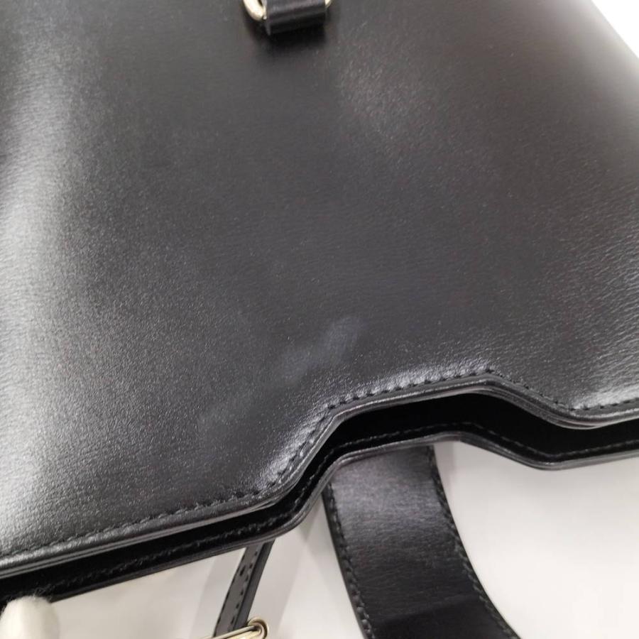 GUCCI（グッチ） バケット ショルダーバッグ レザー ブラック 782908