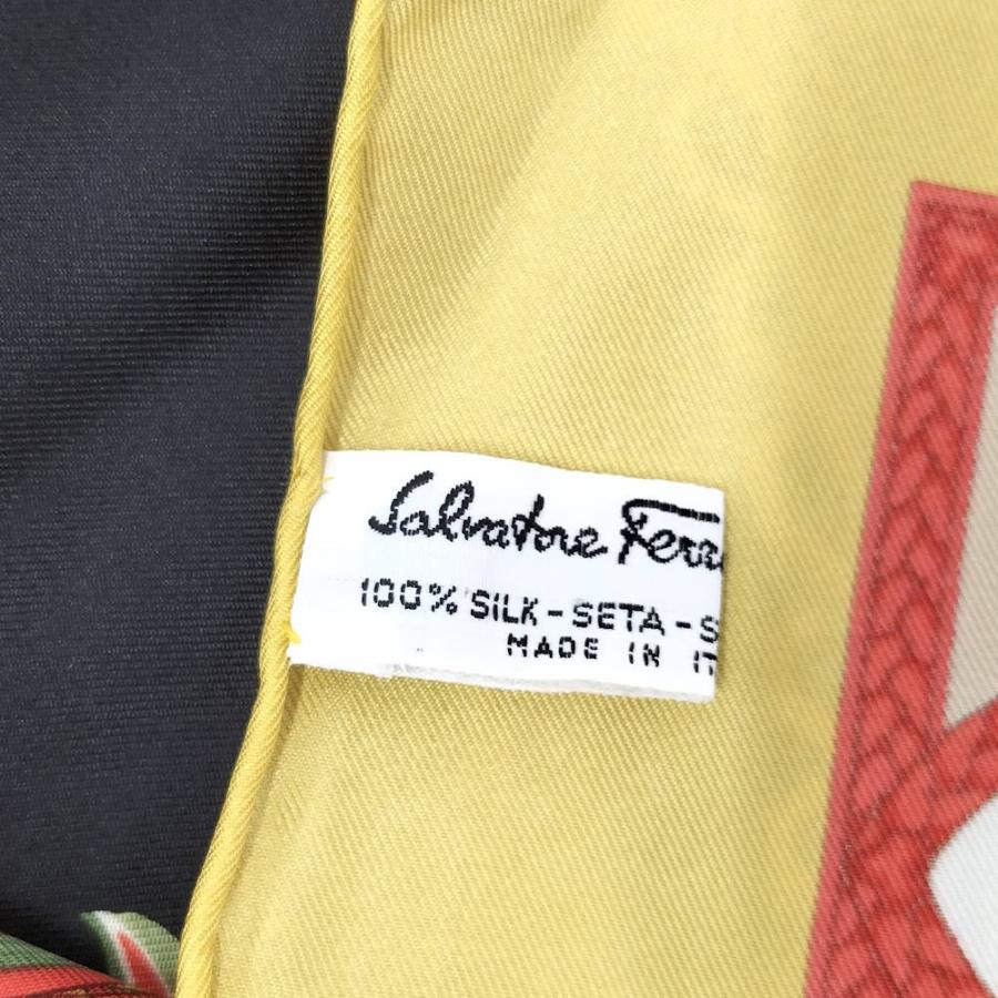FERRAGAMO（フェラガモ） Salvatore Ferragamo スカーフ シルク ラクダ