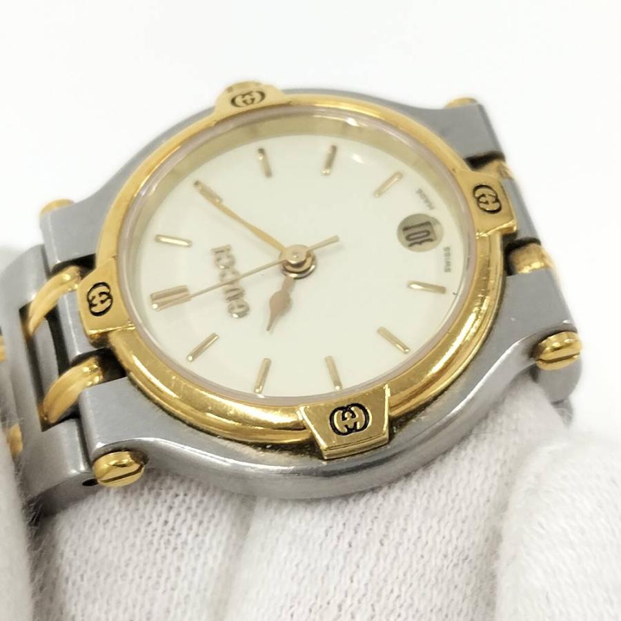 GUCCI 9000L デイト コンビ インターロッキング 腕時計 GUCCI（グッチ） 腕時計 コンビカラー 9000L デイト : JJコレクション