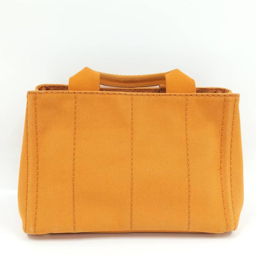 PRADA（プラダ） カナパ ハンドバッグ キャンバス オレンジ BN2439