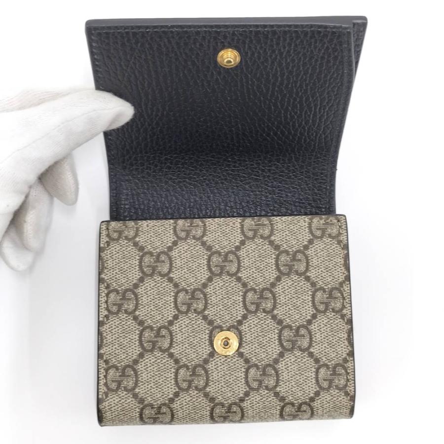GUCCI マーモント　二つ折り財布 GUCCI（グッチ） GUCCI GGマーモント 二つ折り財布 レザー PVC 742360