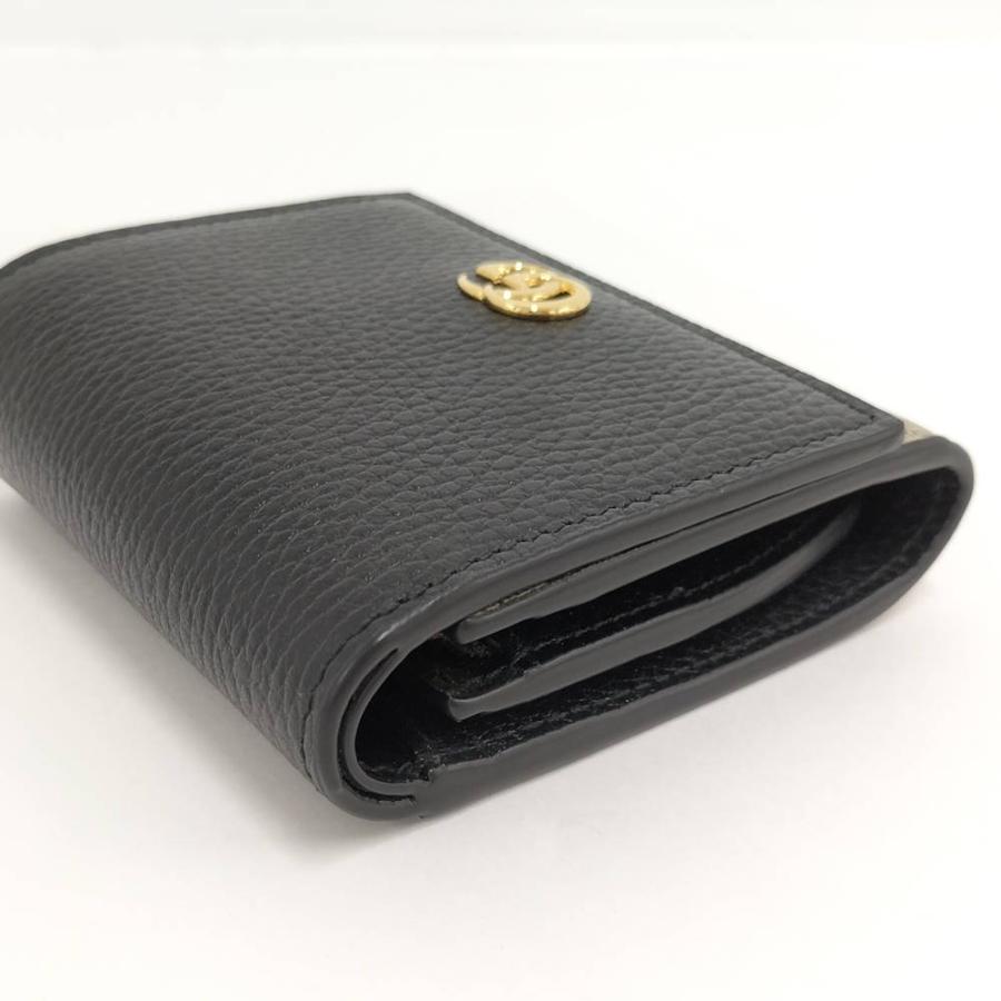 GUCCI（グッチ） GUCCI GGマーモント 二つ折り財布 レザー PVC 742360