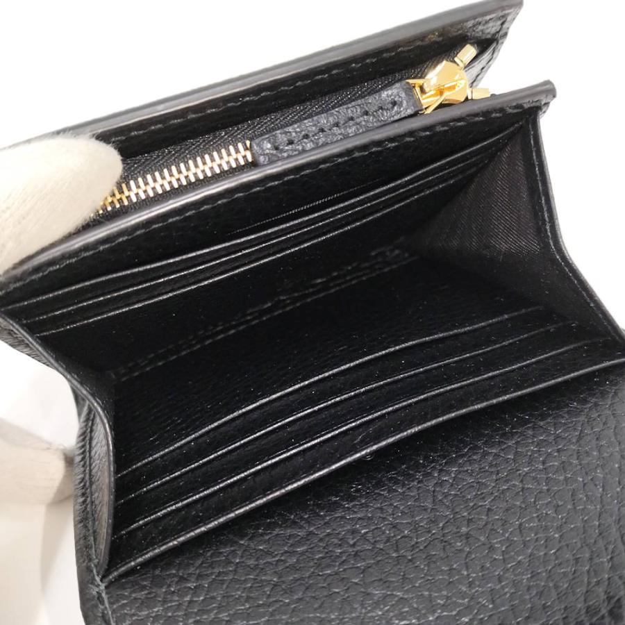 GUCCI（グッチ） GUCCI GGマーモント 二つ折り財布 レザー PVC 742360