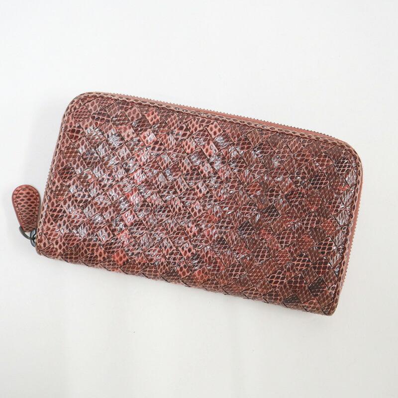 BOTTEGA VENETA ボッテガヴェネタ 長財布 イントレチャート リザード
