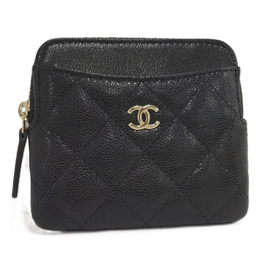 CHANEL（シャネル） コインケース マトラッセ キャビアスキン レザー