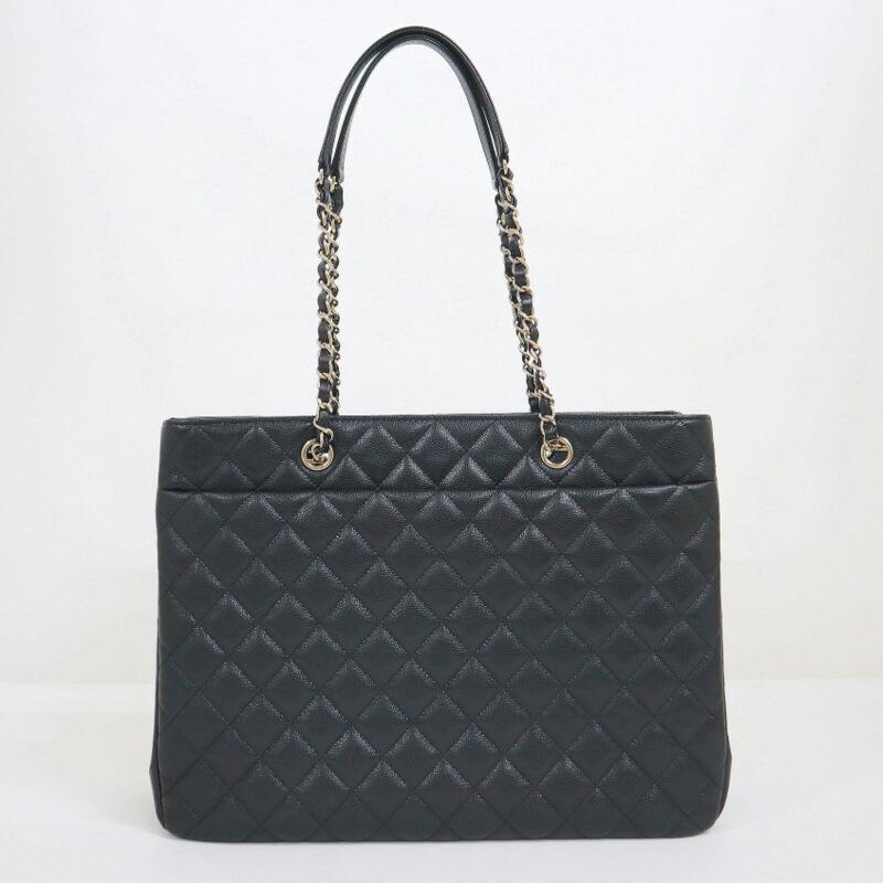 CHANEL シャネル ラージショッピングトート キャビアスキン ブラック