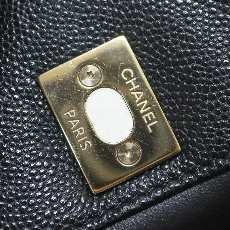 CHANEL シャネル ラージショッピングトート キャビアスキン ブラック
