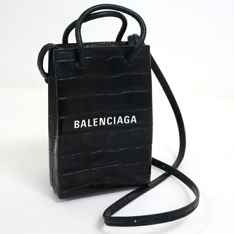 BALENCIAGA バレンシアガ ショッピングミニ フォンホルダー ショルダー
