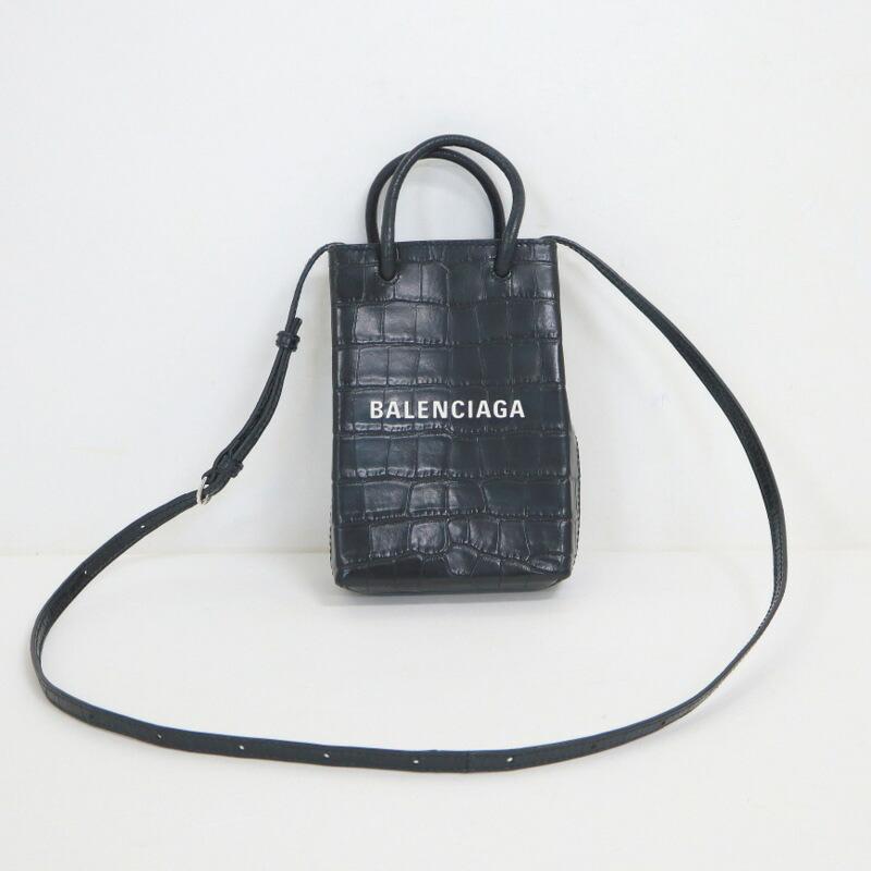 BALENCIAGA バレンシアガ ショッピングミニ フォンホルダー ショルダー