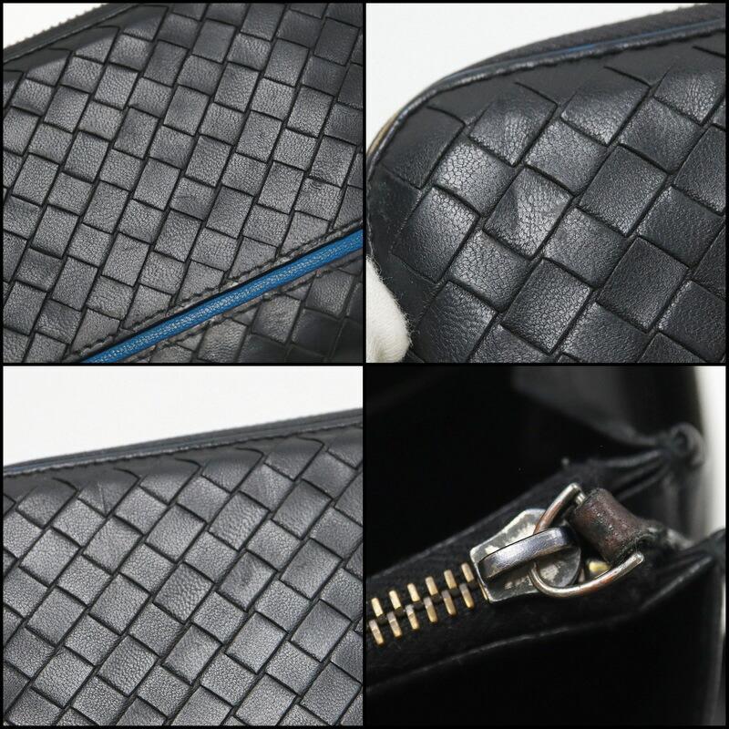 BOTTEGA VENETA ボッテガヴェネタ 長財布 イントレチャート ブラック
