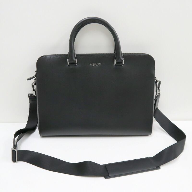 MICHAEL KORS マイケルコース ブリーフケース レザー ブラック 