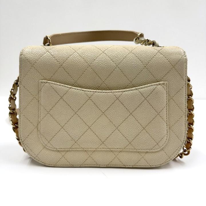 CHANEL シャネル ココマーク・トップハンドル 2WAYバッグ キャビア