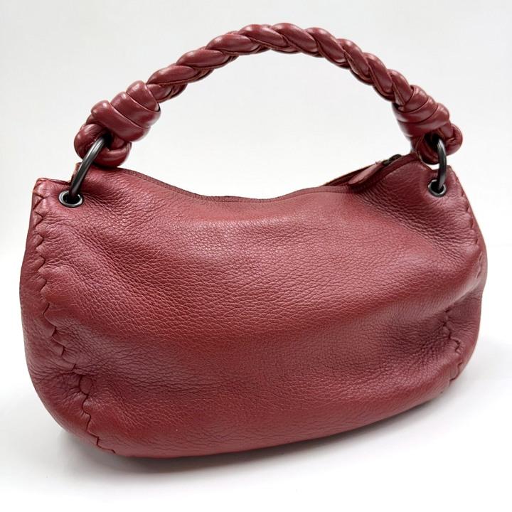 BOTTEGA VENETA ボッテガヴェネタ ワンショルダーバッグ レッド レザー