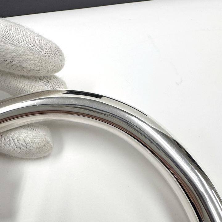 GEORG JENSEN ジョージジェンセン オーラ ネックリング SV925 シルバー #S A29Aの画像